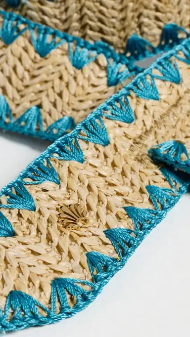 Lele Sadoughi Adjustable Raffia Knot Belt | Thumbnail 5