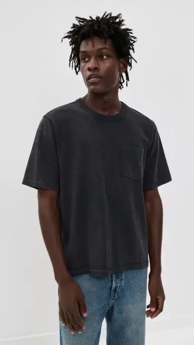 Corridor Garment Dyed Tee Black L | Thumbnail 2