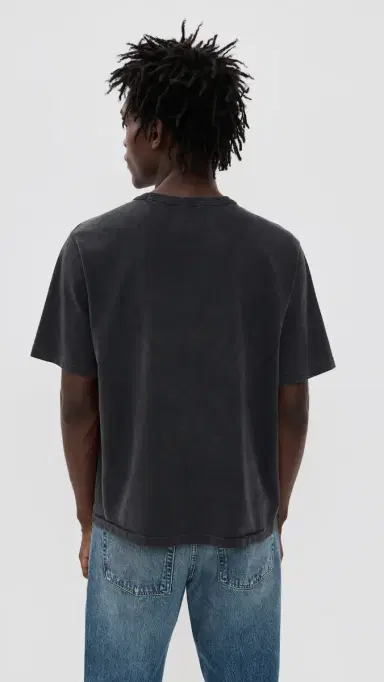 Corridor Garment Dyed Tee Black L | Thumbnail 3