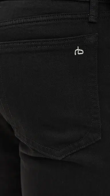 rag & bone Fit 2 Authentic Stretch Jeans Black 31 | Thumbnail 6 rag & bone Fit 2 Authentic Stretch Jeans Black 31 | Thumbnail 6