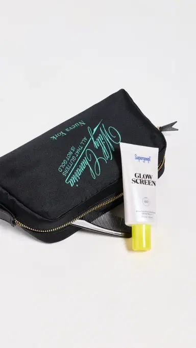 Willy Chavarria Label Toiletry Bag | Thumbnail 3 Willy Chavarria Label Toiletry Bag | Thumbnail 3