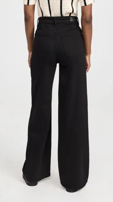 DL1961 Hepburn Wide Leg: High Rise Vintage Jeans Jet Black 30 | Thumbnail 3