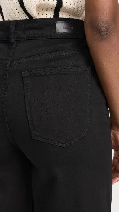 DL1961 Hepburn Wide Leg: High Rise Vintage Jeans Jet Black 30 | Thumbnail 6
