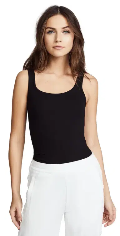 James Perse Brushed Jersey Long Tank Black 2 | Thumbnail 1