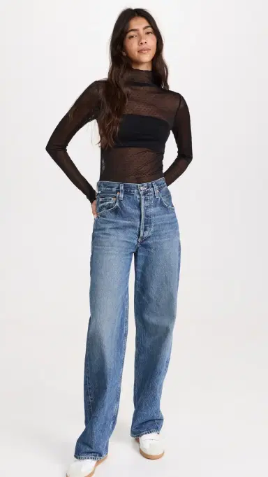 Free People On The Dot Layering Black | Thumbnail 5