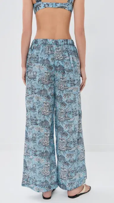 Staud Marza Pants Sky Toile S | Thumbnail 3