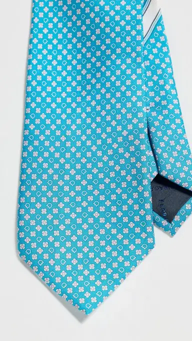 Ferragamo Silk Floral Tie | Thumbnail 4 Ferragamo Silk Floral Tie | Thumbnail 4