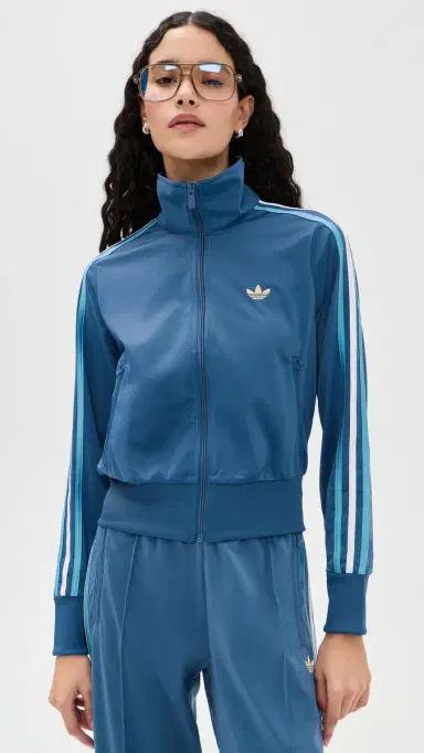 Adidas Firebird Classic Track Jacket Crew Blue/Light Blue/White | Thumbnail 2 Adidas Firebird Classic Track Jacket Crew Blue/Light Blue/White | Thumbnail 2