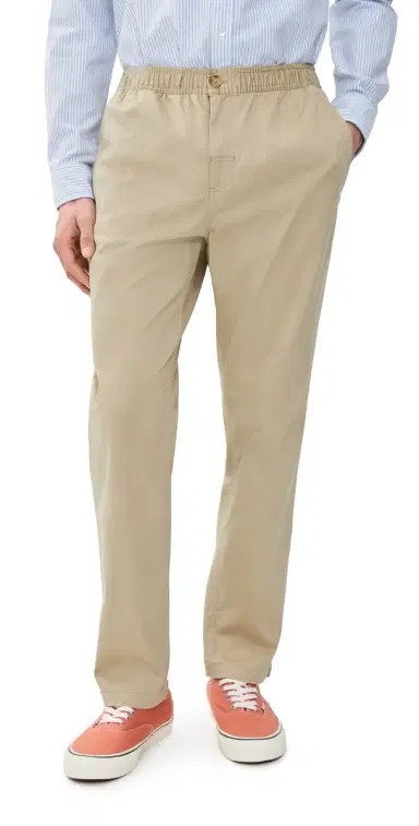 Fair Harbor Horizon Pull On Pants Khaki M | Thumbnail 1