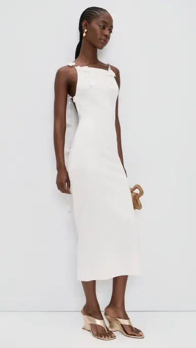 Cult Gaia Giuliana Dress Off White | Thumbnail 2 Cult Gaia Giuliana Dress Off White | Thumbnail 2
