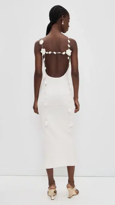 Cult Gaia Giuliana Dress Off White | Thumbnail 3 Cult Gaia Giuliana Dress Off White | Thumbnail 3