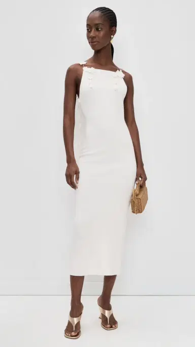 Cult Gaia Giuliana Dress Off White | Thumbnail 5 Cult Gaia Giuliana Dress Off White | Thumbnail 5