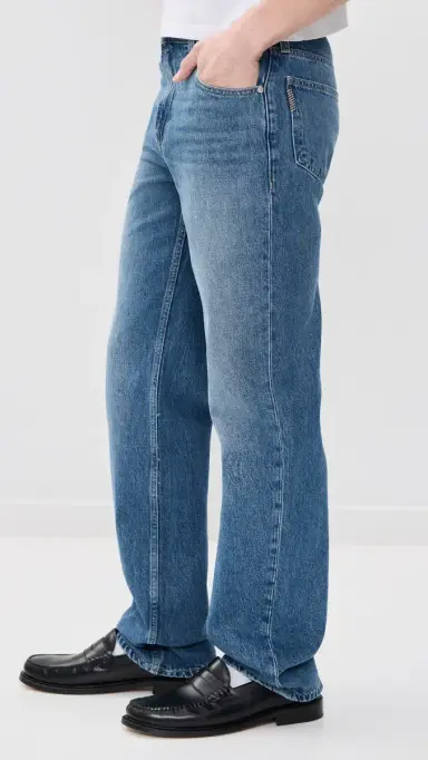 PAIGE Doheny Relaxed Straight Leg Jeans Willard | Thumbnail 4 PAIGE Doheny Relaxed Straight Leg Jeans Willard | Thumbnail 4
