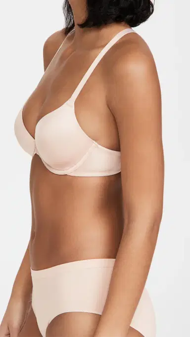 b.tempt'd by Wacoal b. tempt'd by Wacoal Future Foundation Front Close Racerback Bra Rose Smoke | Thumbnail 4