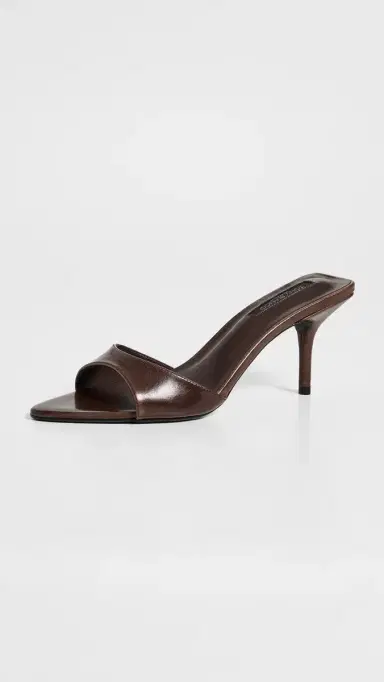 Tony Bianco Hallie Heeled Mules Choc Vintage | Thumbnail 2