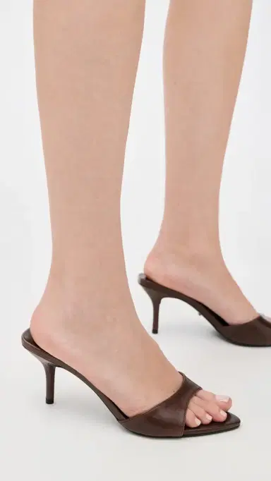Tony Bianco Hallie Heeled Mules Choc Vintage | Thumbnail 3