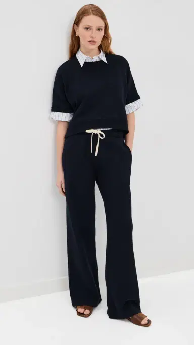 TWP Slouchy Rolled Tee Midnight | Thumbnail 6