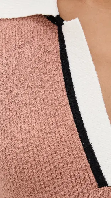 LE BOP Boucle Polo Maxi Dress ocha | Thumbnail 6