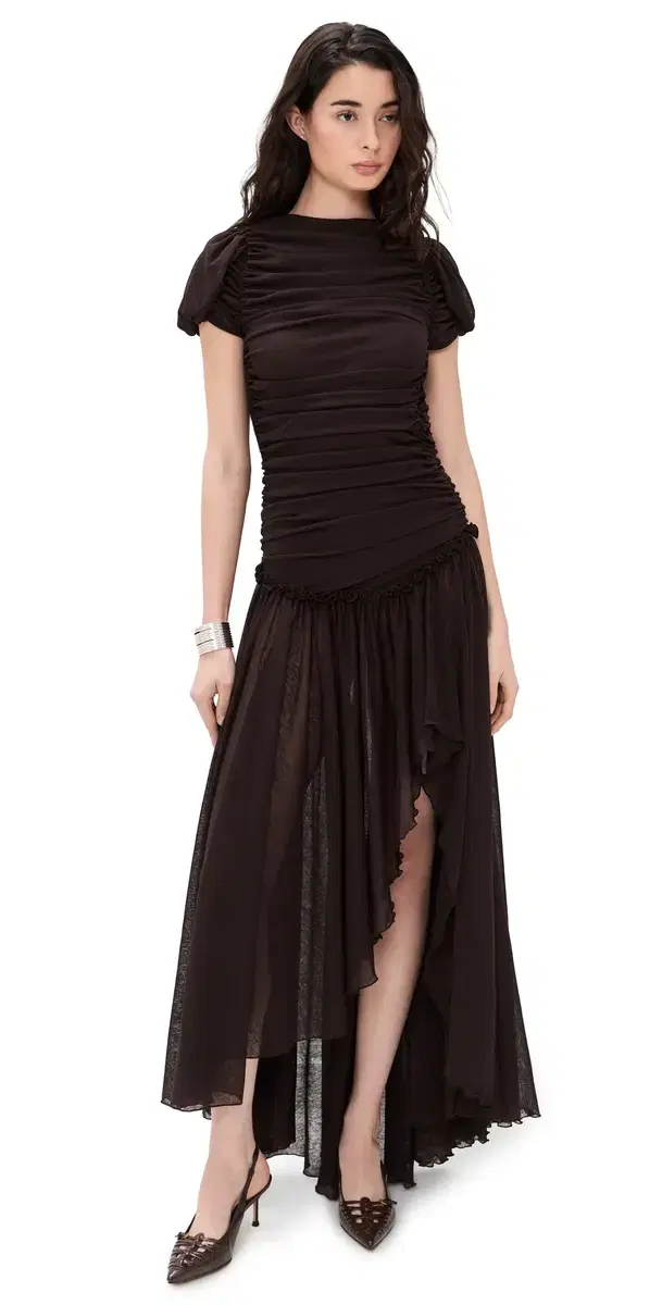 Adeline Dress Brown