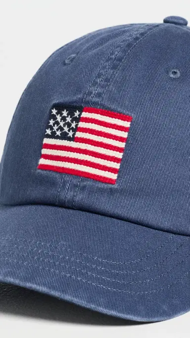 Polo Ralph Lauren USA Flag Sport Cap Light Navy One Size | Thumbnail 6
