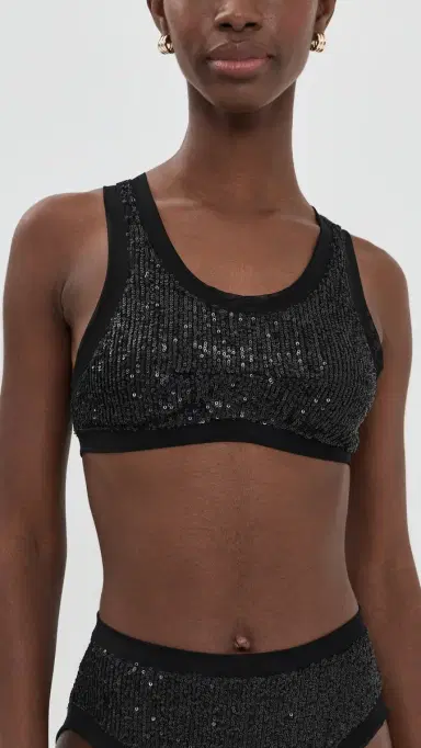 Norma Kamali Racer Swim Bikini Top Black | Thumbnail 2 Norma Kamali Racer Swim Bikini Top Black | Thumbnail 2