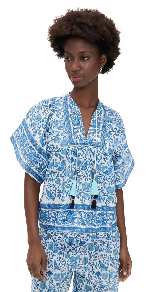 Angel Top Blue White