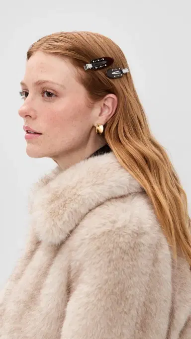 Emi Jay Popstar Clips Set of 4 Amber Glow One Size | Thumbnail 3