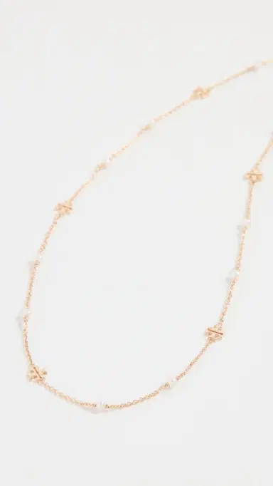Tory Burch Delicate Moondance Pearl Necklace | Thumbnail 4 Tory Burch Delicate Moondance Pearl Necklace | Thumbnail 4