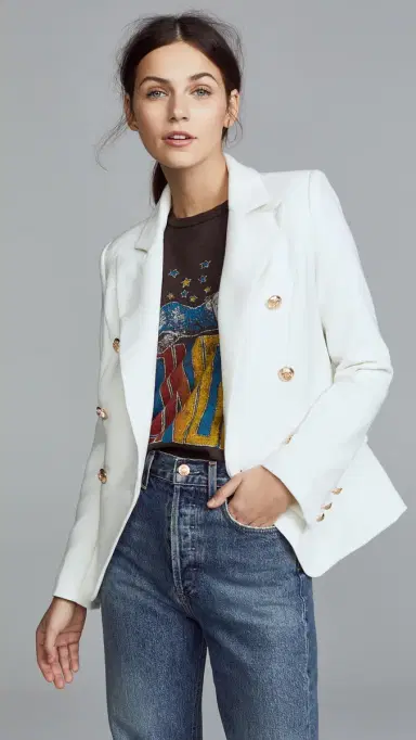 LIONESS Palermo Blazer White L | Thumbnail 2