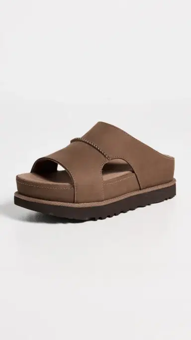 UGG Goldenstar Cutout Slides Dark Chestnut 7 | Thumbnail 2