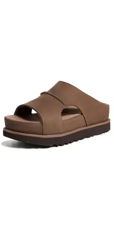 UGG Goldenstar Cutout Slides Dark Chestnut 7 | Thumbnail 1