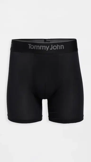 Tommy John econd kin 6 Boxer Briefs 3 Pack Black | Thumbnail 3