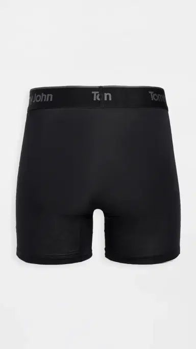 Tommy John econd kin 6 Boxer Briefs 3 Pack Black | Thumbnail 4