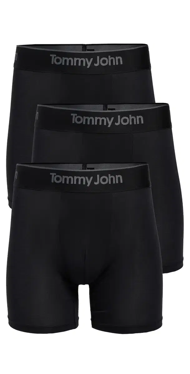 econd kin 6 Boxer Briefs 3 Pack Black