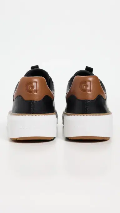 Cole Haan Grandpro Topspin Golf Shoes Black/Pecan/Optic White | Thumbnail 3