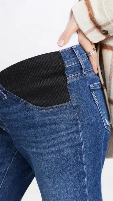 PAIGE Noella Straight Maternity Jeans Roam | Thumbnail 5