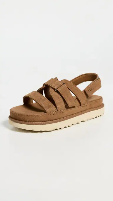 UGG Goldenstar Gleam Sandals Chestnut 7 | Thumbnail 2