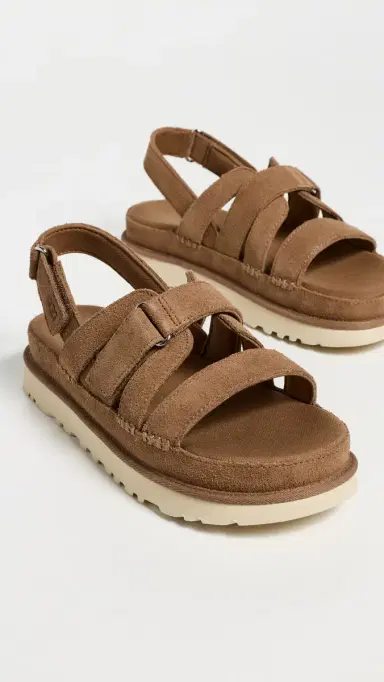 UGG Goldenstar Gleam Sandals Chestnut 7 | Thumbnail 5
