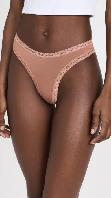 Stripe & Stare Mocha Thong 4 Pack Mocha | Thumbnail 3