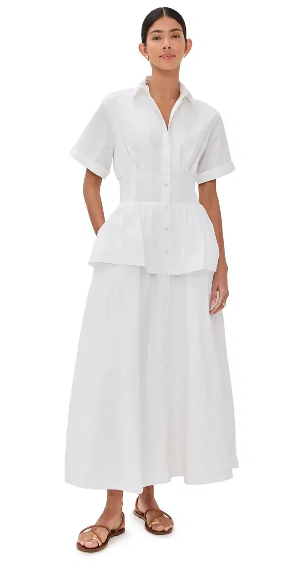 Boogie Woogie Bugle Boy Dress White
