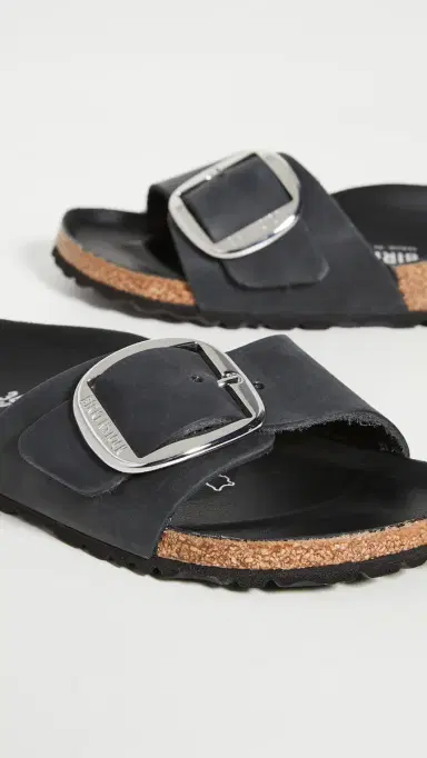 Birkenstock Madrid Big Buckle Sandals Black 36 | Thumbnail 6