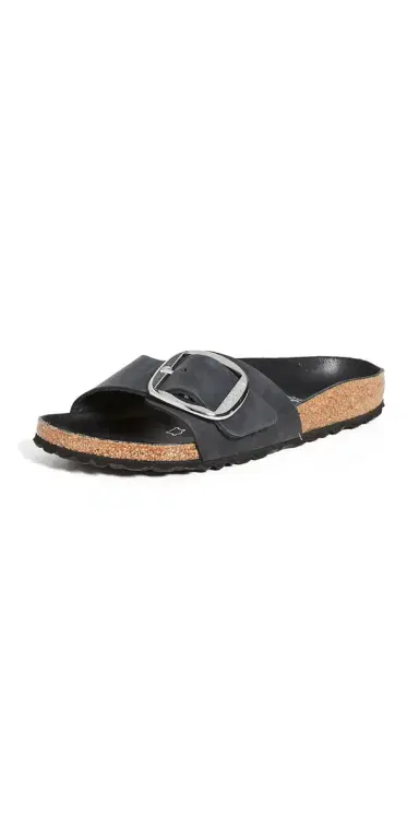 Birkenstock Madrid Big Buckle Sandals Black 36 | Thumbnail 1