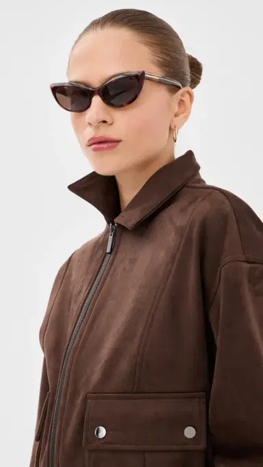 Oliver Peoples Eyewear x Khaite 1963C Sunglasses Dark Mahogany/Brown One Size | Thumbnail 3 Oliver Peoples Eyewear x Khaite 1963C Sunglasses Dark Mahogany/Brown One Size | Thumbnail 3