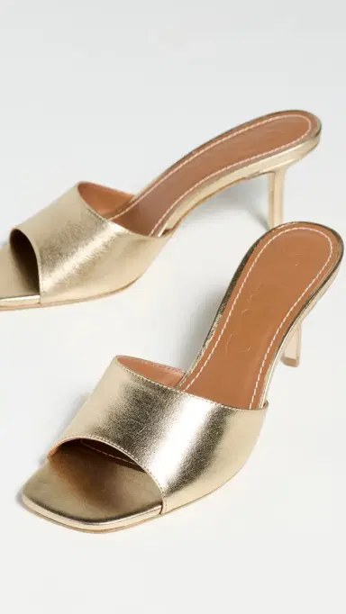 Staud Bea Mules Gold 41 | Thumbnail 4