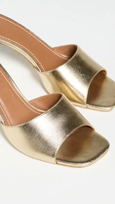 Staud Bea Mules Gold 41 | Thumbnail 6