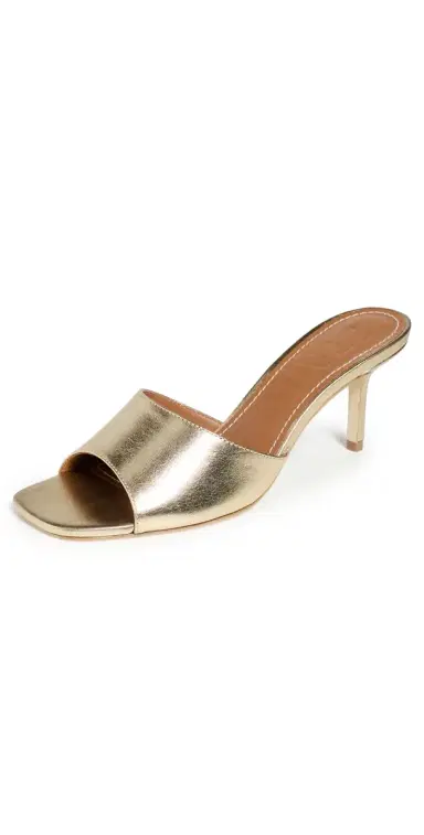 Staud Bea Mules Gold 41 | Thumbnail 1