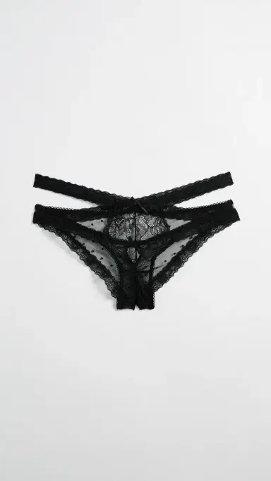 HONEYDEW Nichole Lace Panties Black | Thumbnail 2