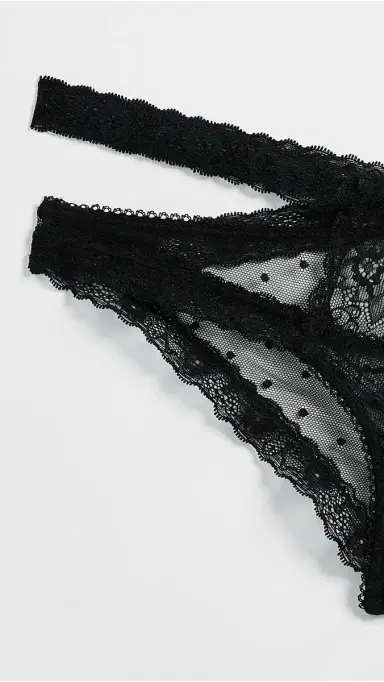 HONEYDEW Nichole Lace Panties Black | Thumbnail 3