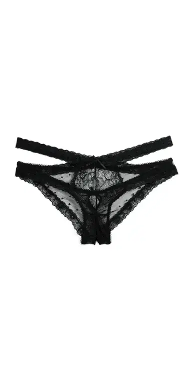 HONEYDEW Nichole Lace Panties Black | Thumbnail 1