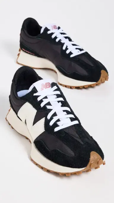 New Balance 327 Sneakers Black White 8 | Thumbnail 5 New Balance 327 Sneakers Black White 8 | Thumbnail 5